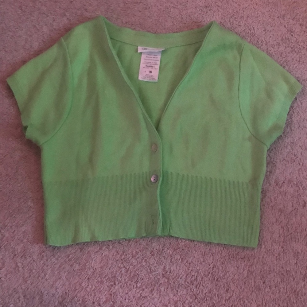 button up crop top